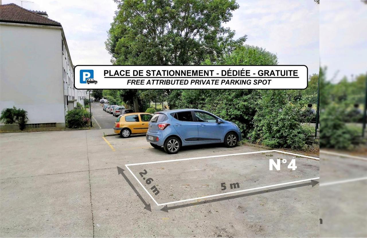 Room & Parking In Shared Appartment With Proprietor L 25 Mins From Paris Gare Du Nord, Cdg Airport & Stade De France Montmagny Buitenkant foto